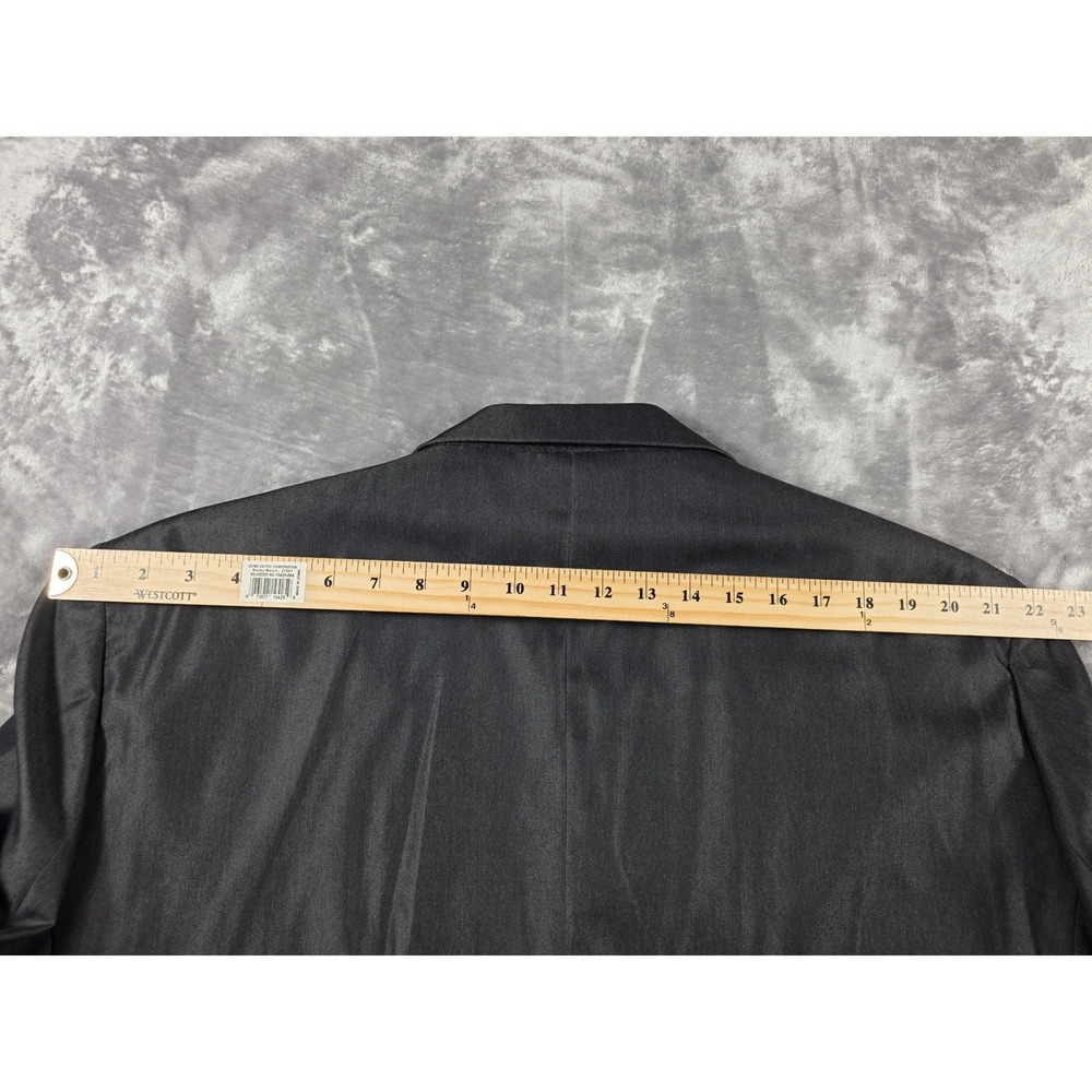 Perry Ellis Portfolio Jacket Mens‎ 52L Charcoal Comfort Stretch Slim Fit Blazer - Picture 9 of 10
